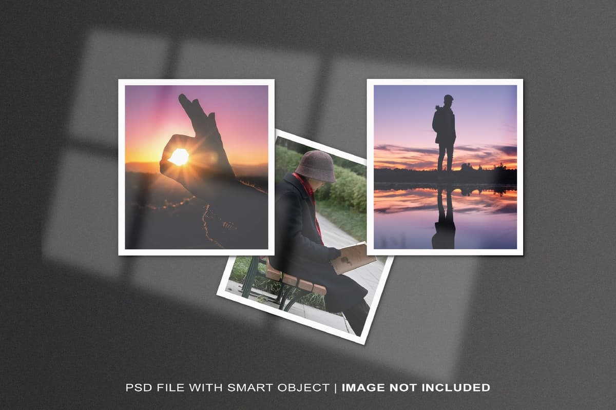 Moodboard kollajining zamonaviy kollaj shablonlari | Stylish moodboard collage mockup collage templates