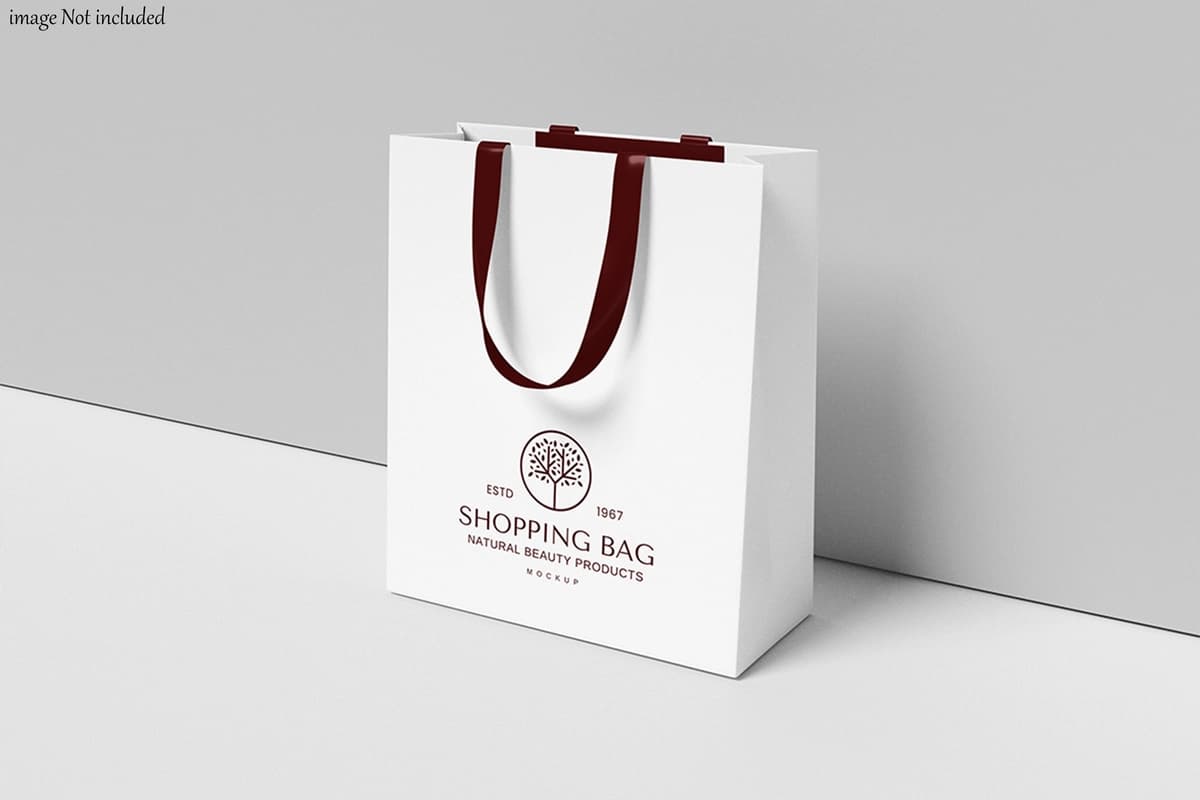 Xarid qilish sumkasi maketi | Shopping bag mockup