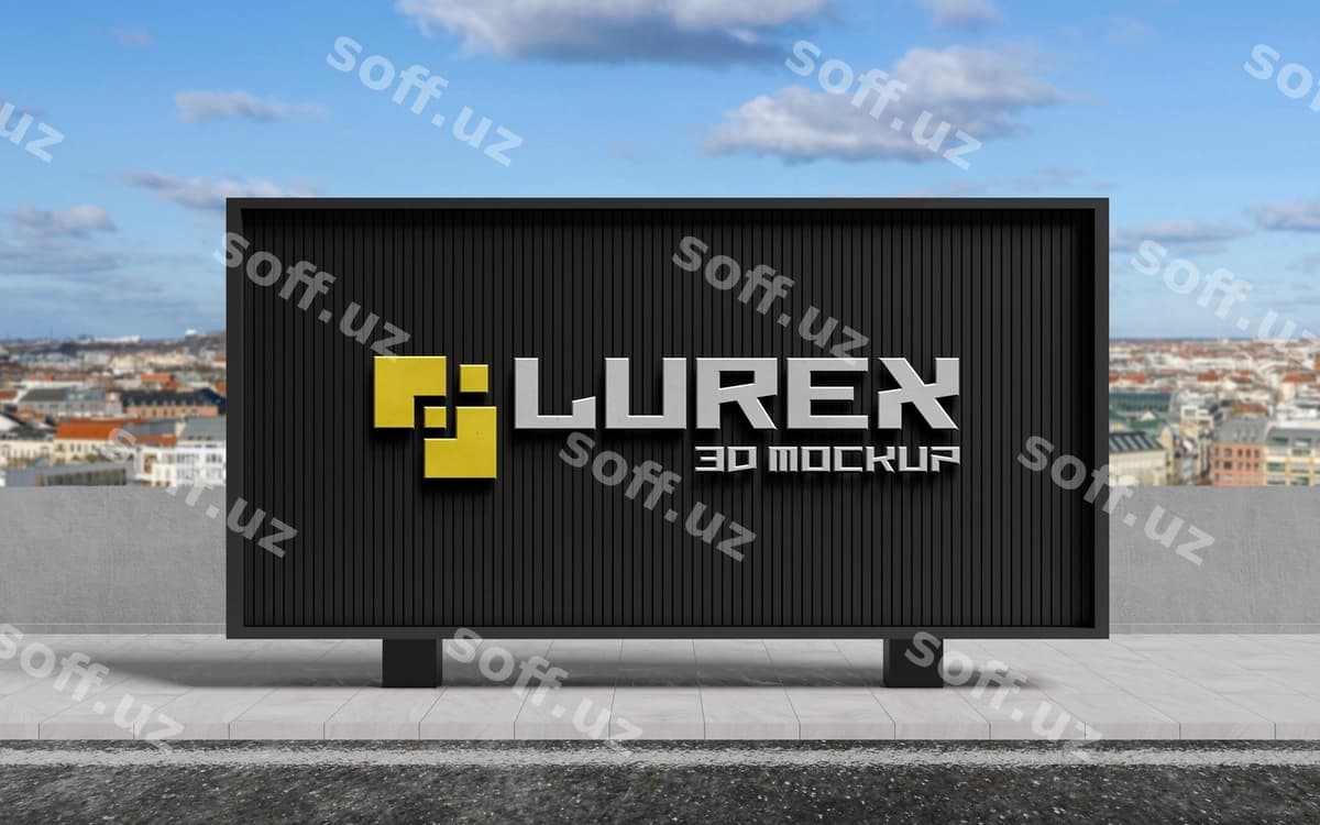 3d binо reklama banneri | 3d building billboard