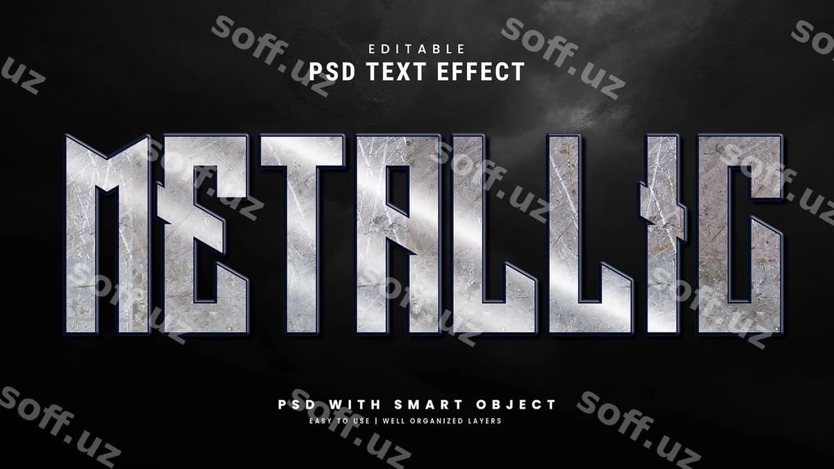 3D tahrirlanadigan matn effekt uslubi premium PSD | 3d editable text effect style premium psd