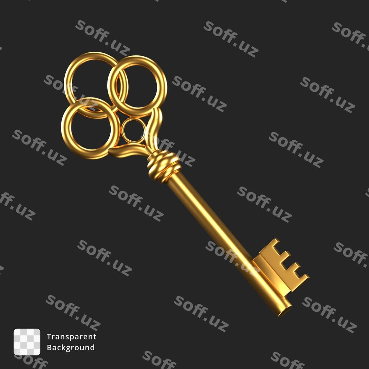 3d ikon special qizil qalam bilan ochiladi | 3d icon special golden key