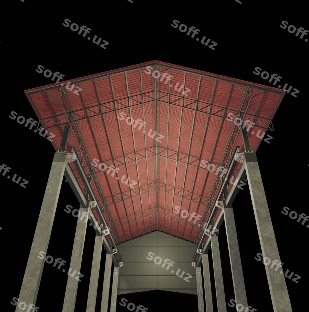 3D illustratsiya binosi loyihasi | 3d illustration building project