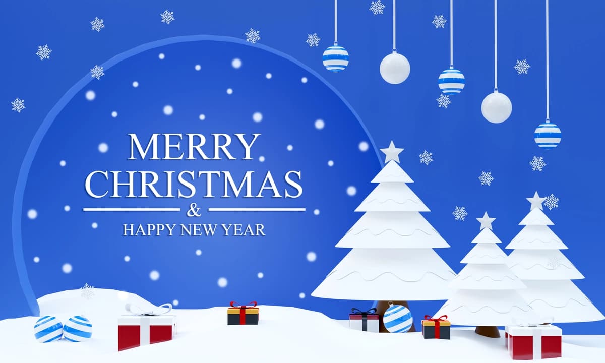 3D realistik Rojdestvo foni | 3d realistic christmas background
