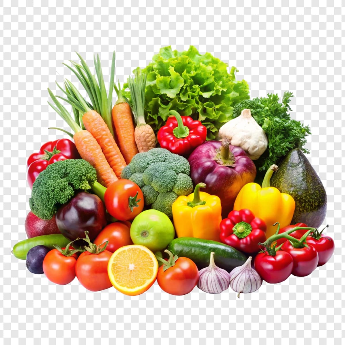 Yangi rangli sabzavotlarning assortimenti sog'lom parhez | Assortment fresh colorful vegetables healthy diet