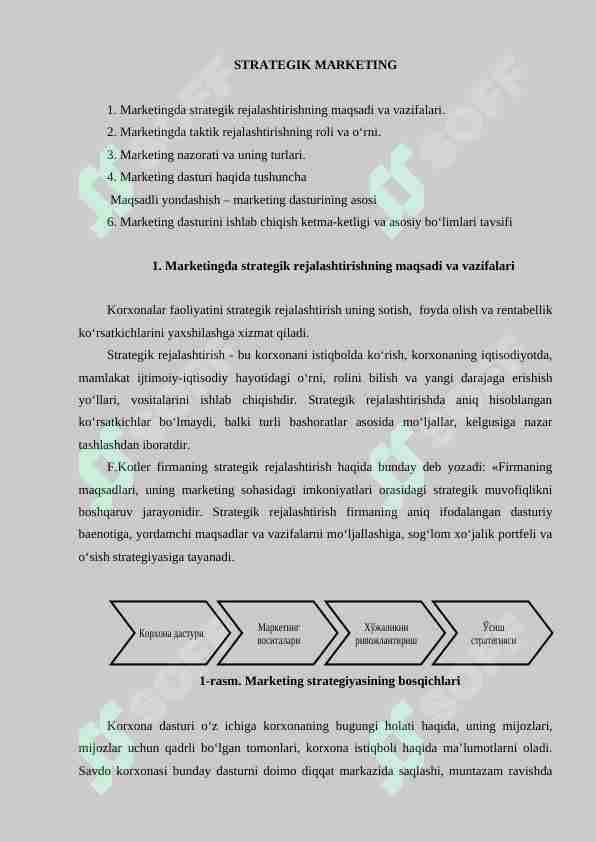 STRATEGIK MARKETING