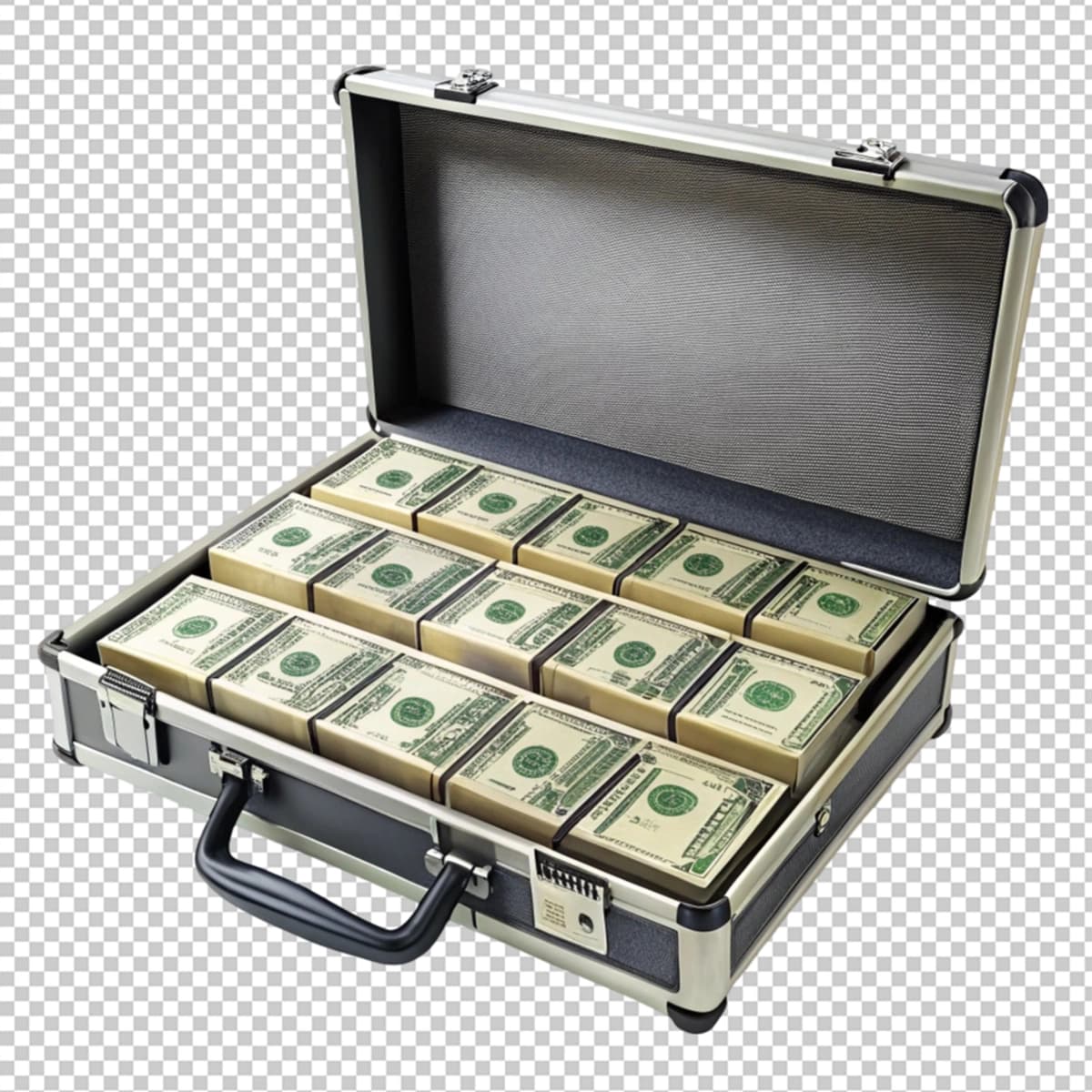 Dollar bilan ochilgan kassa | Open case with dollars