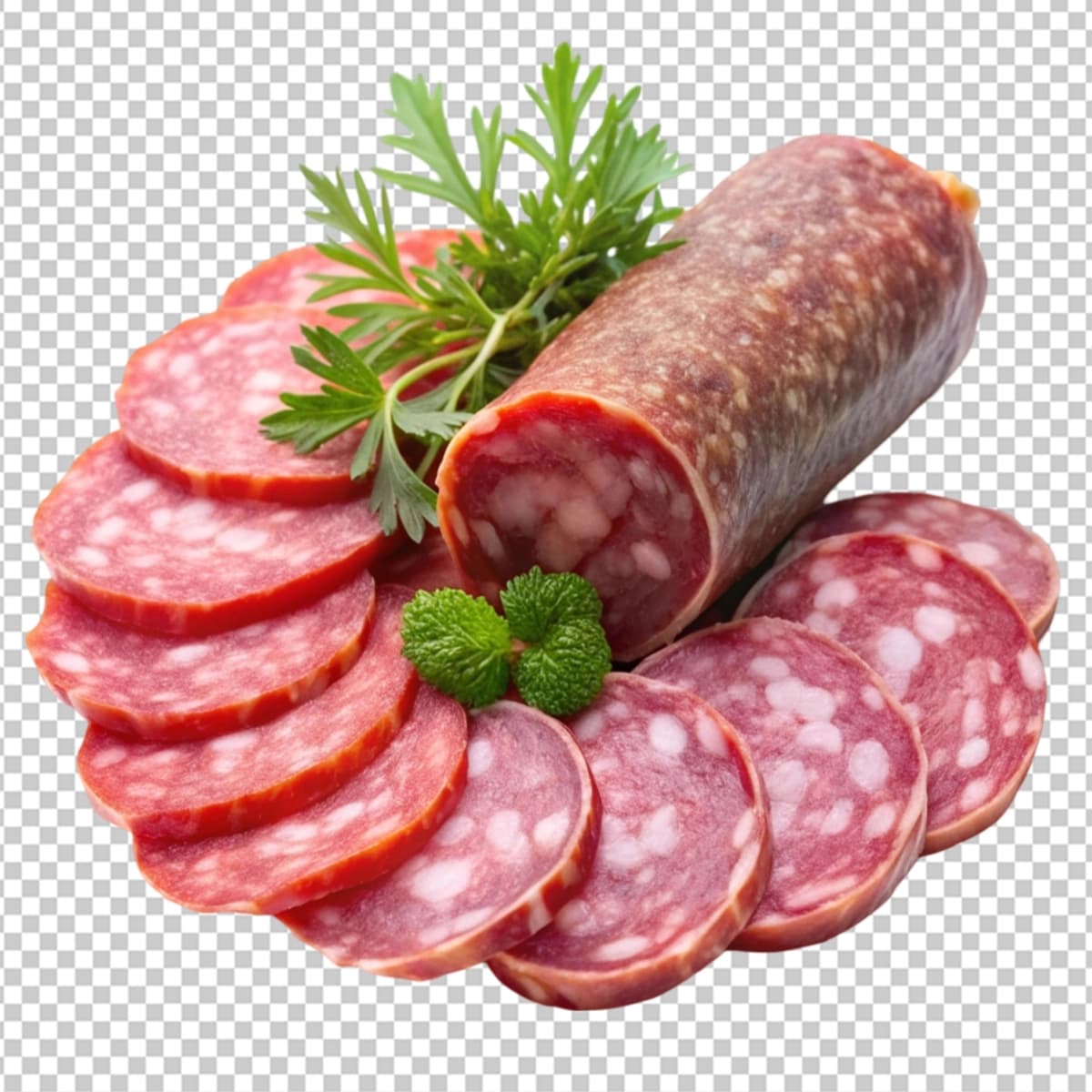 Salami kolbasa bo'laklari jambon | Salami sausage slices ham