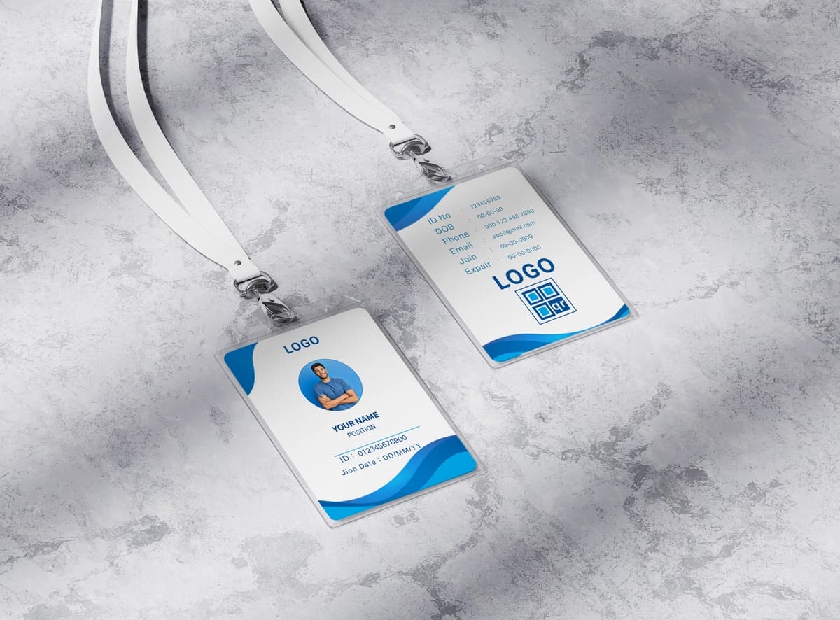Biznes identifikatori maketi | Business id card mockup