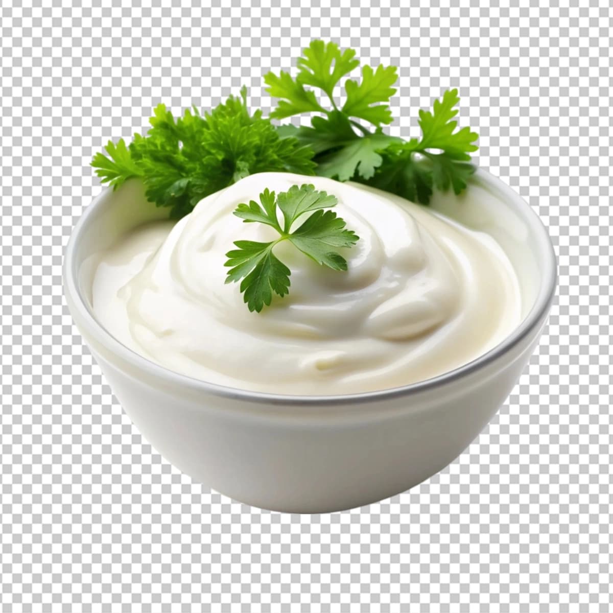 Petrushka bilan smetana | Sour cream with parsley