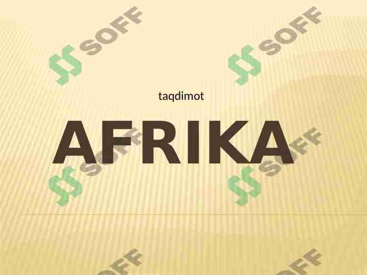 Afrika