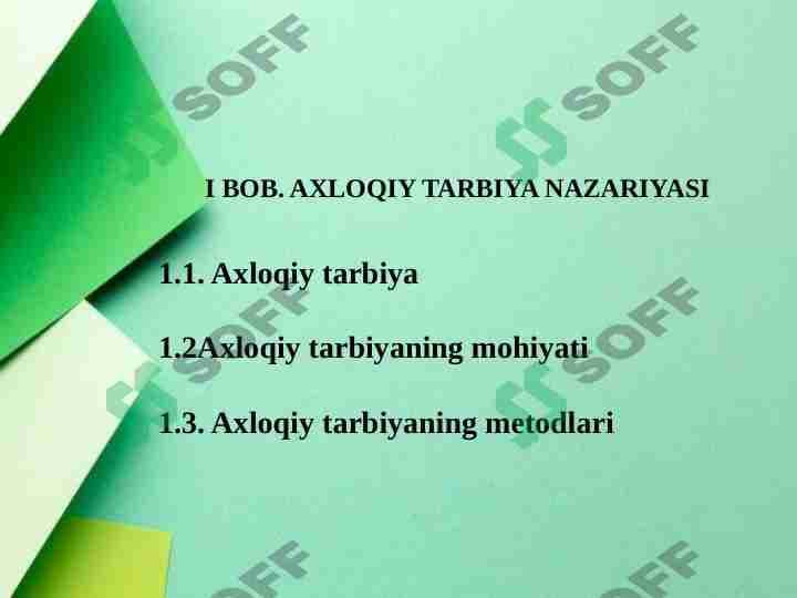 Axloqiy tarbiyada Kaykovusning "Qobusnoma" asaridan   foydalanish