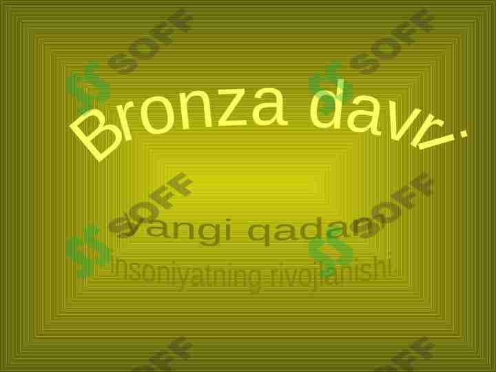 Bronza davri