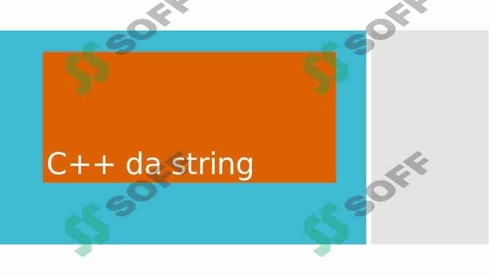 C++ string