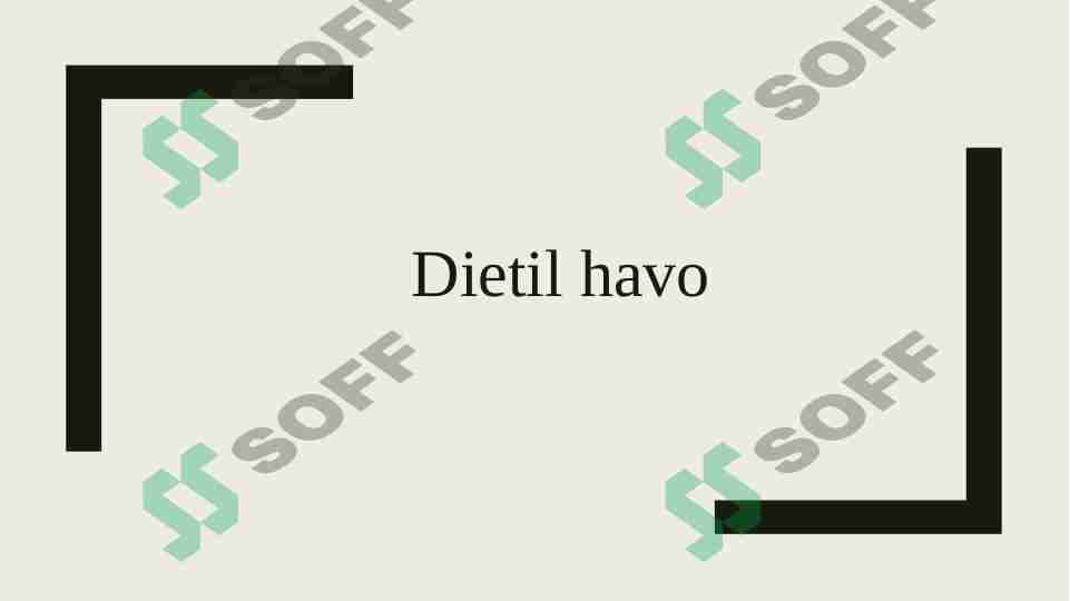 Dietil havo