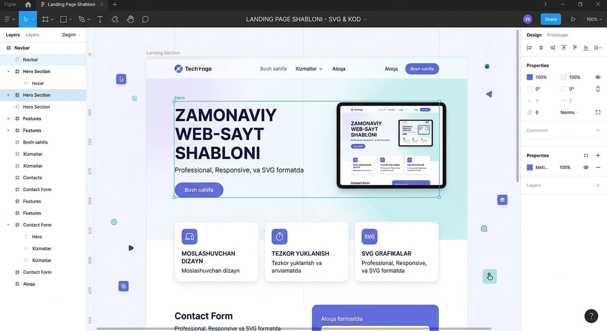 Minimalist Professional Poster Template – SVG