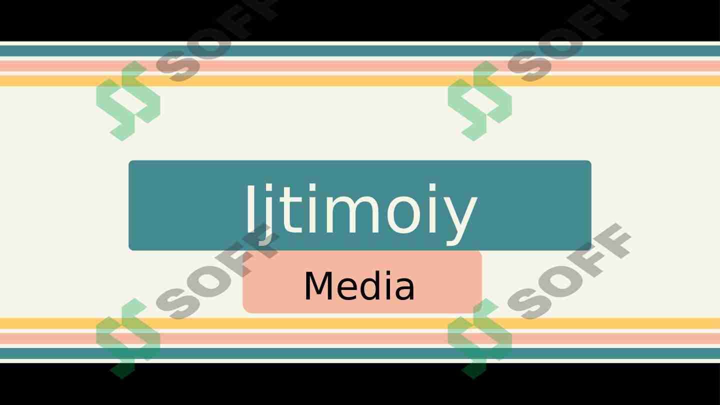 Ijtimoiy media
