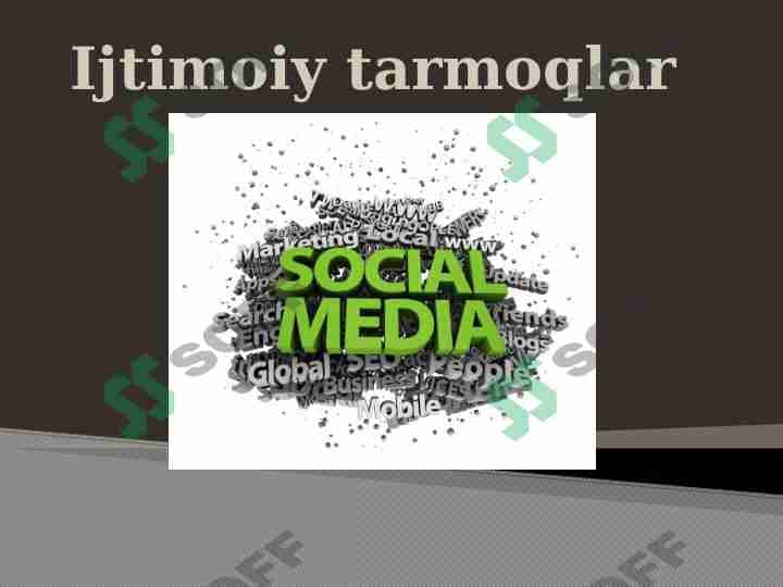 Ijtimoiy tarmoqlar