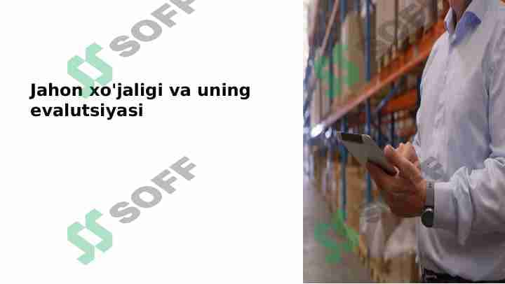 Jahon xo'jaligi