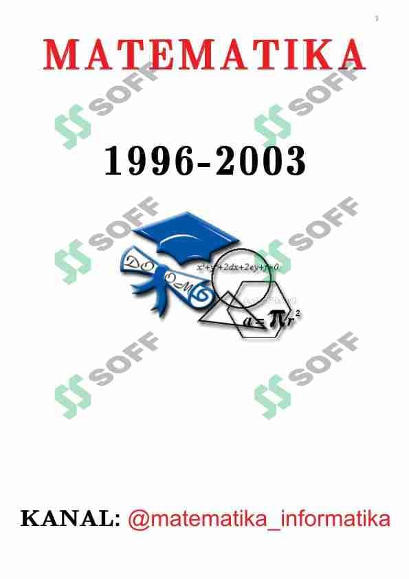 O`q toplam 1996-2003