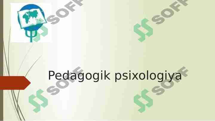 Pedagogik psixologiya
