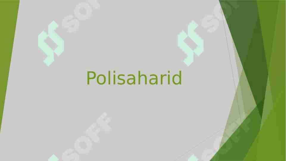 Polisaharid