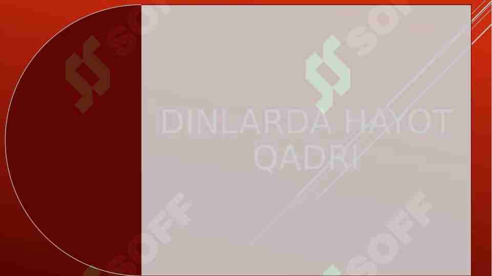 DINLARDA HAYOT QADRI