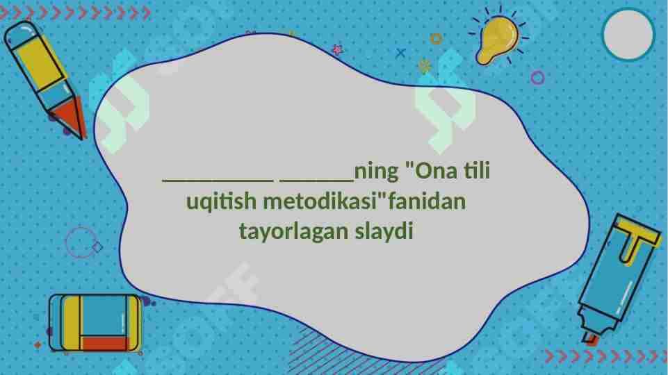 son so'z turkumi