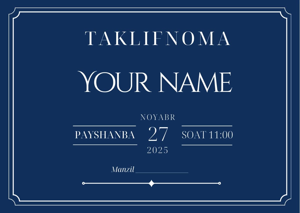 Taklifnomalar