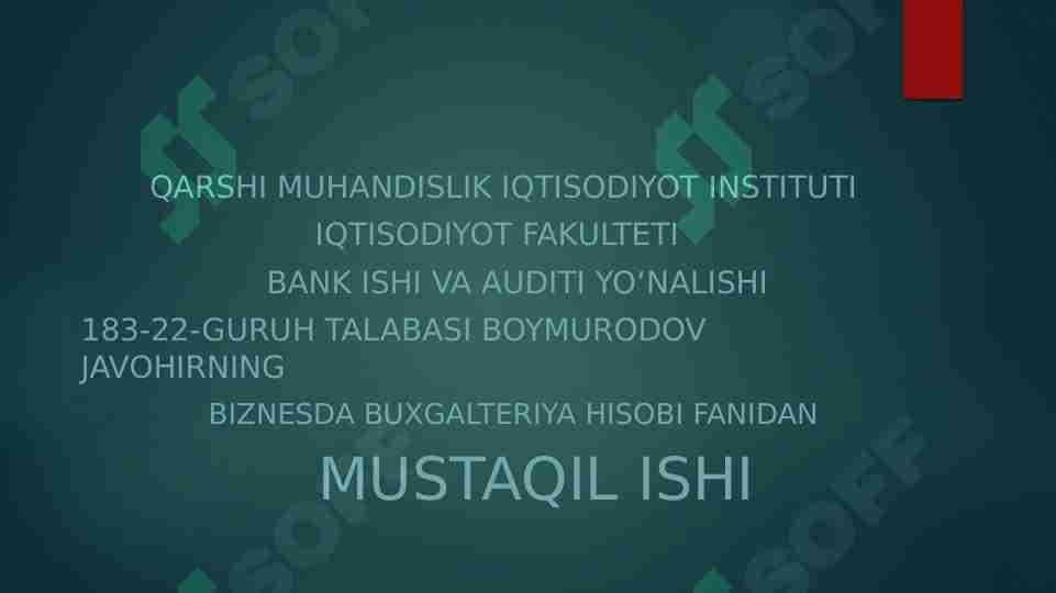 Ma'lumotlar va axborotlar. Ma'lumot turlari. Miqdor va sifat ma'lumotlari.