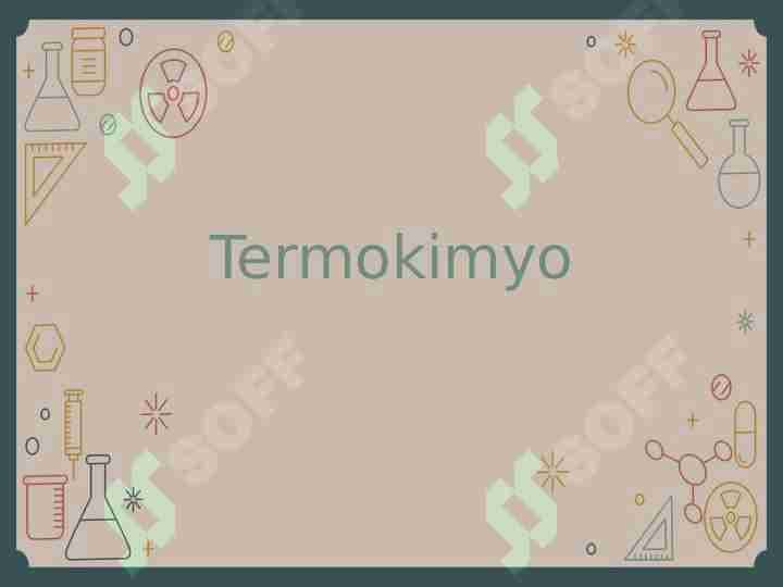 Termokimyo