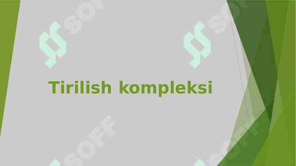 Tirilish kompleksi