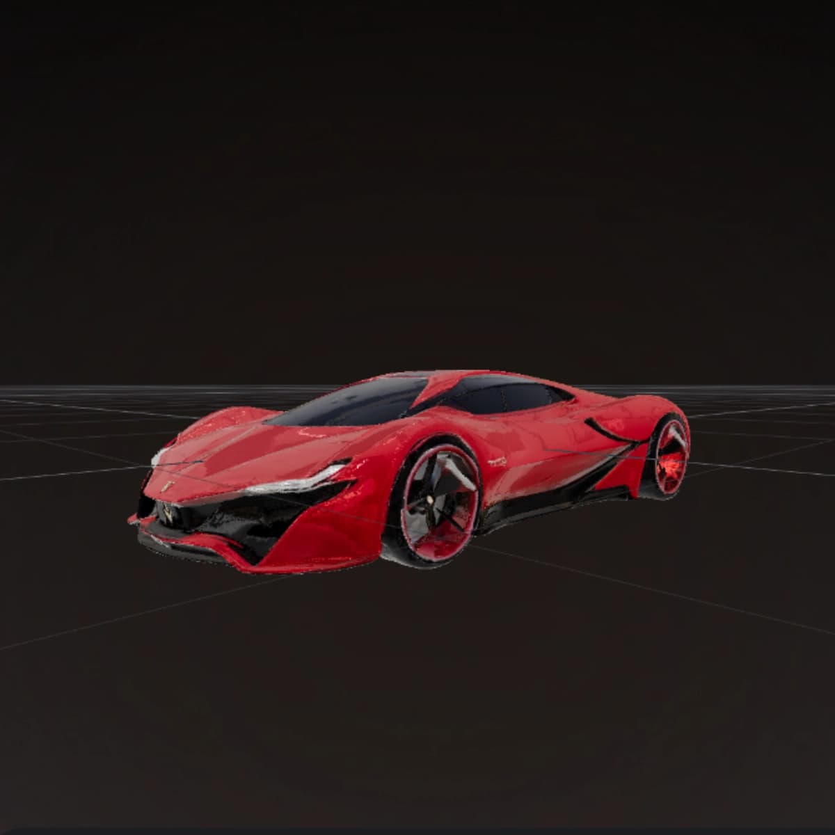 Red car