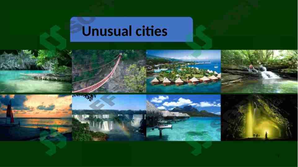 Unusual cities