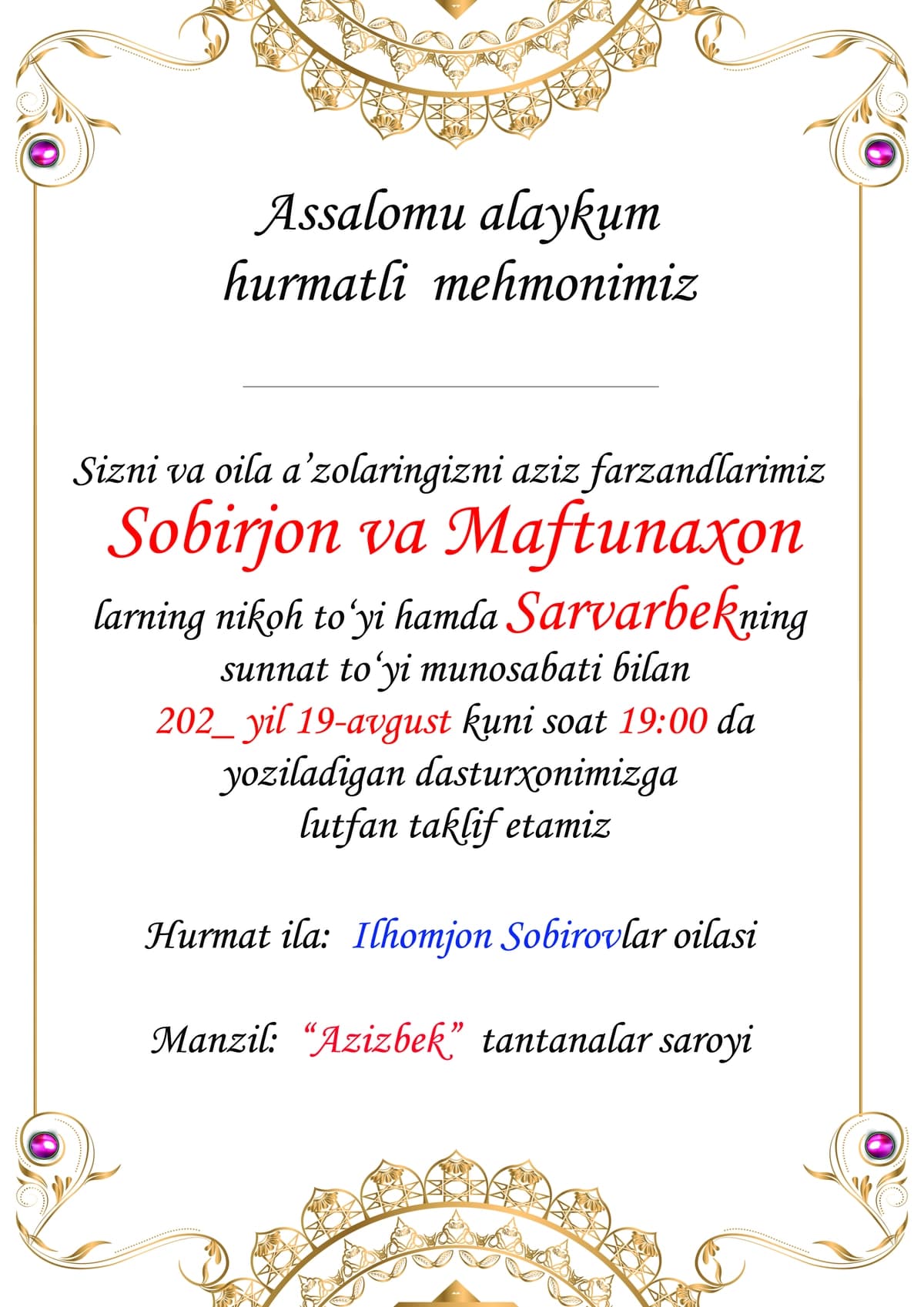 Taklifnoma new