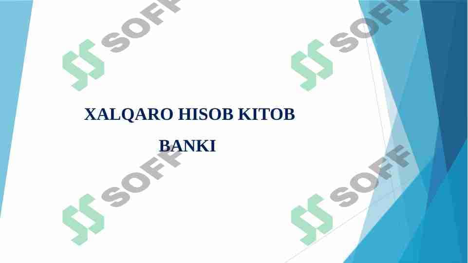 XALQARO HISOB KITOB BANKI