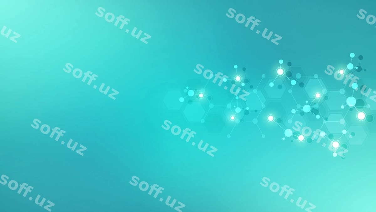 Abstrakt fonda molekulalar | Abstract background molecules