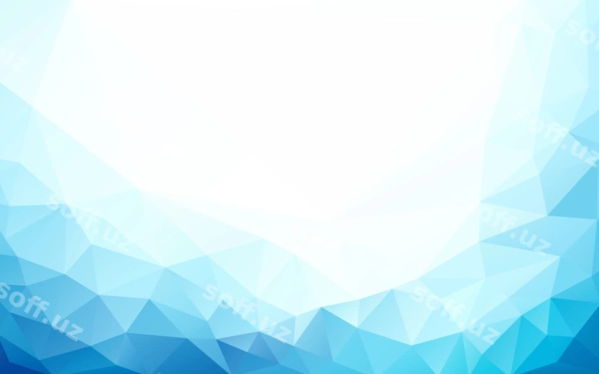 Abstrakt ko'k geometric shakllar orqa fon | Abstract blue geometric shapes background