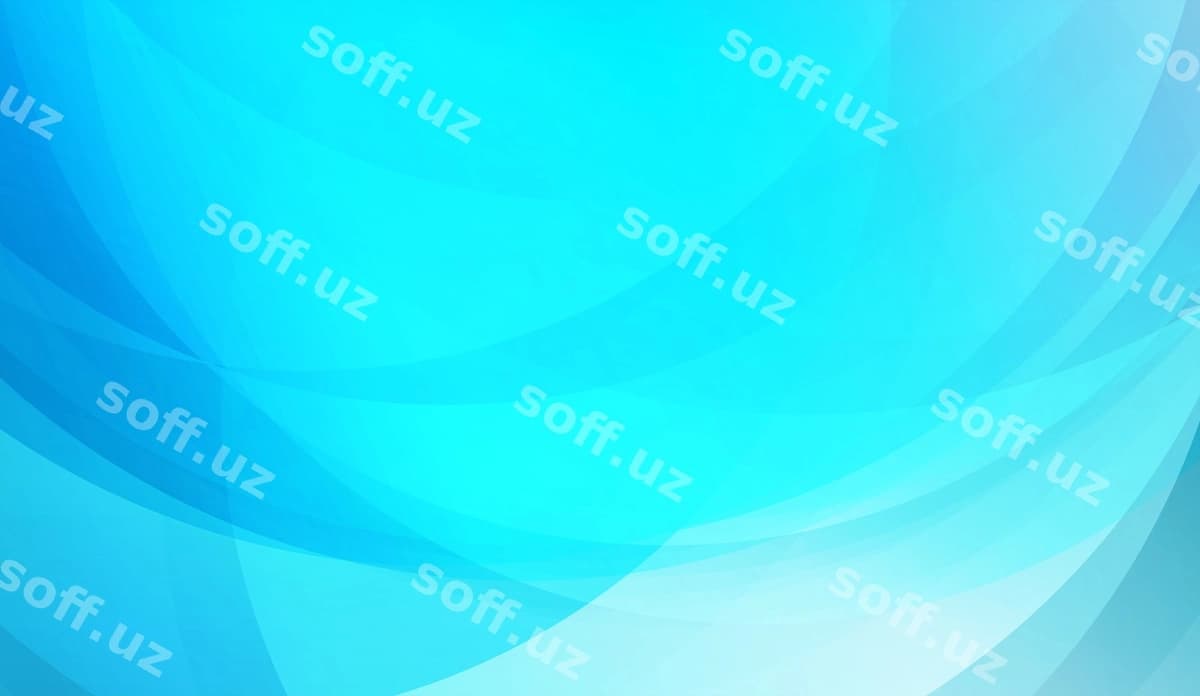 Abstrakt ko'k to'lqinli egilgan orqa fon | Abstract blue wavy curved background