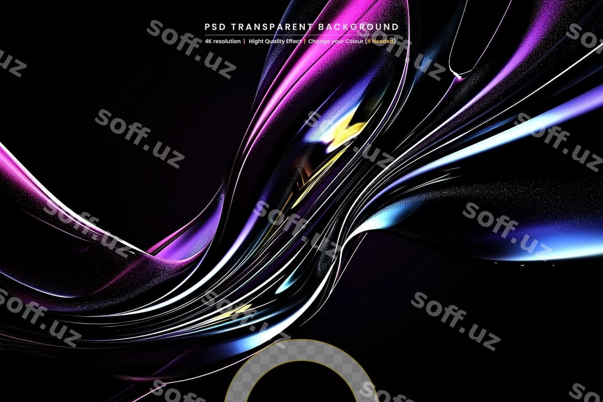 Abstrakt qora shaffof orqa fon | Abstract dark transparent background