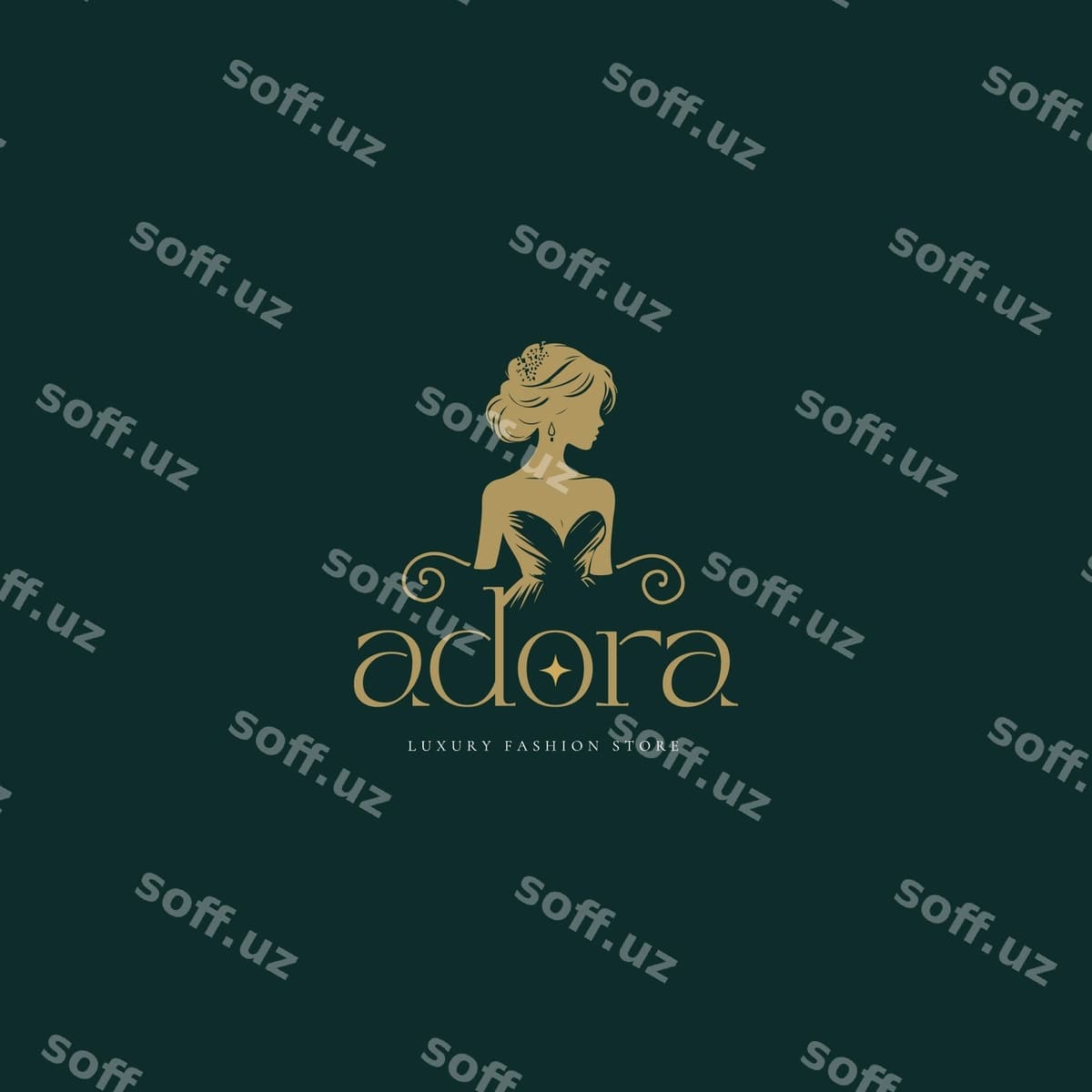 Adora hasharot moda logotipi | Adora luxury fashion logo
