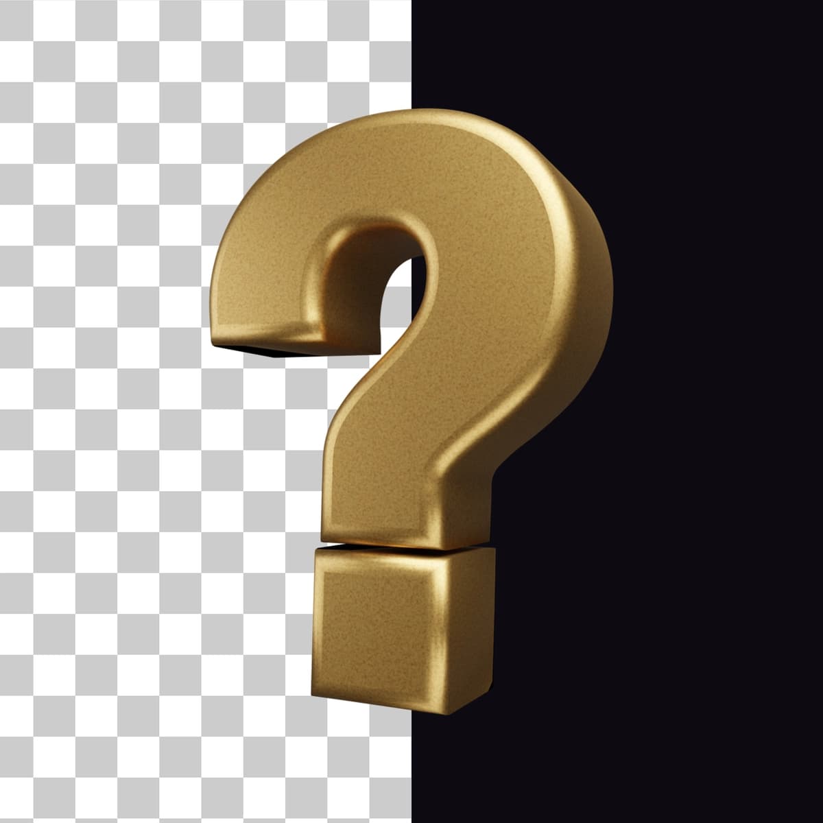 Savol belgisi belgisi 3d | Question mark icon 3d