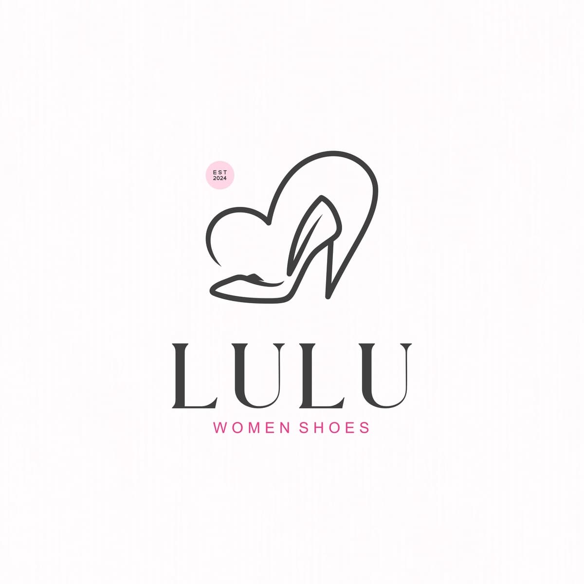 Ayollar poyafzali logotipi dizayn shabloni | Womens shoes logo design template