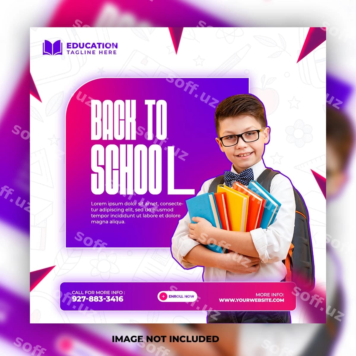 Qayta maktab reklama ta'limi | Back school advertisement education