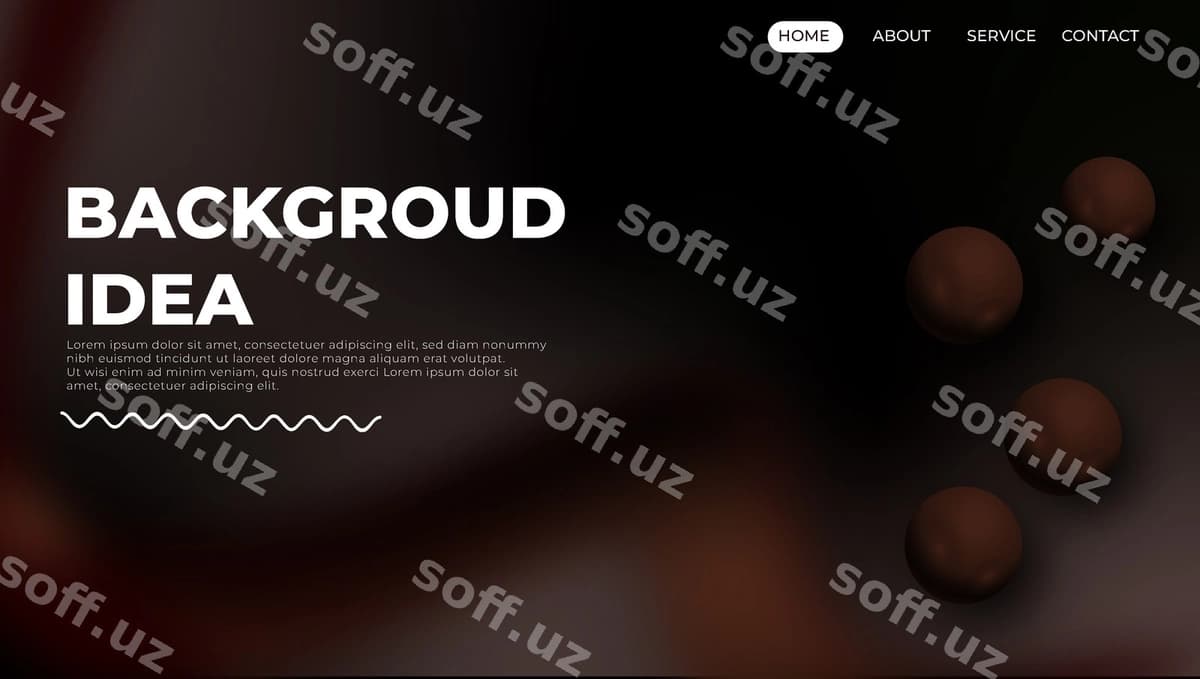 Jigarrang fon veb-dizayni | Background brown web design