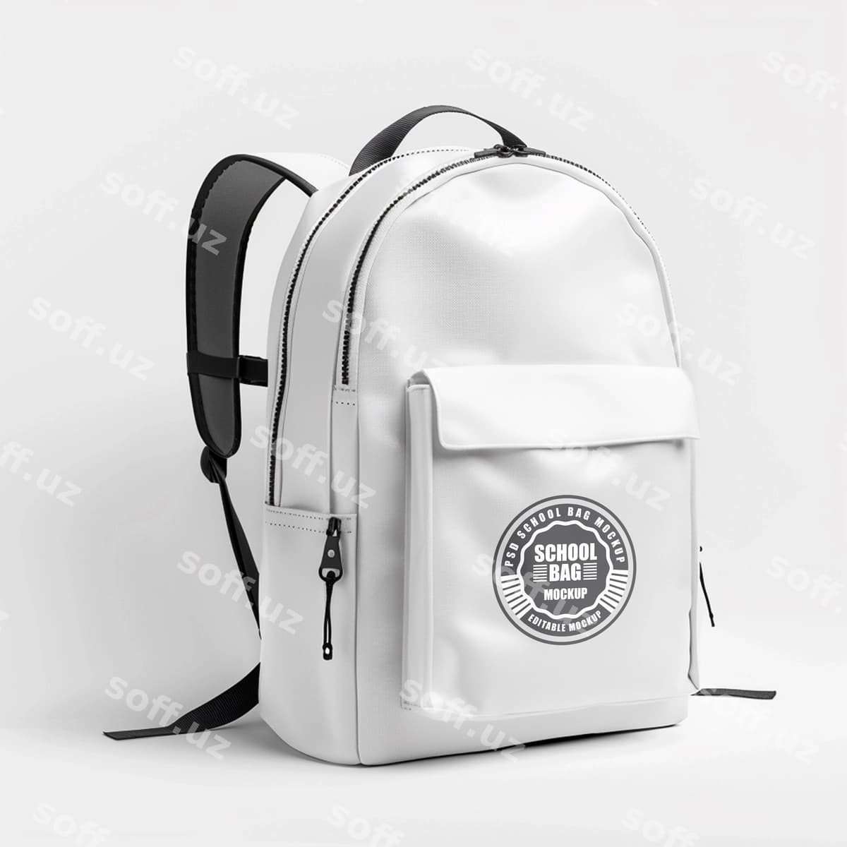 Ryukzak logotipi maketi | Backpack logo mockup