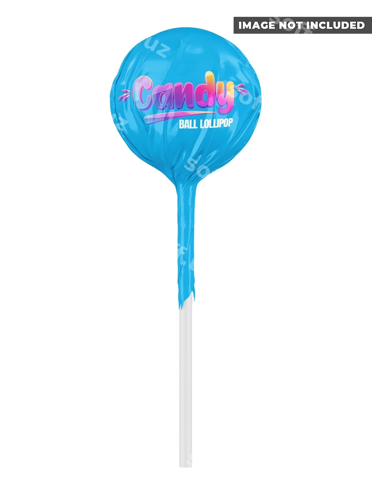 Sharli lolipop maketi | Ball lollipop mockup