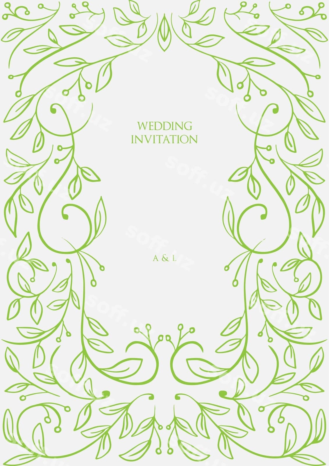 Batax shabloni turerga taklifnoma | Batik template wedding invitation