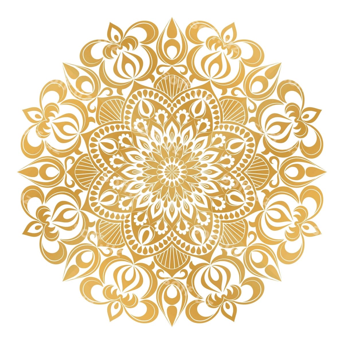 Bej mandala bezaklari | Beige mandala ornament