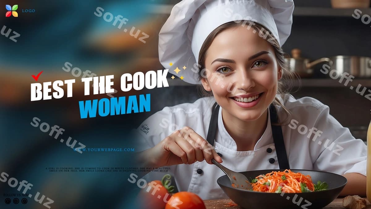 Eng yaxshi oshpaz ayolining YouTube minuaturasi | Best cook woman youtube thumbnail