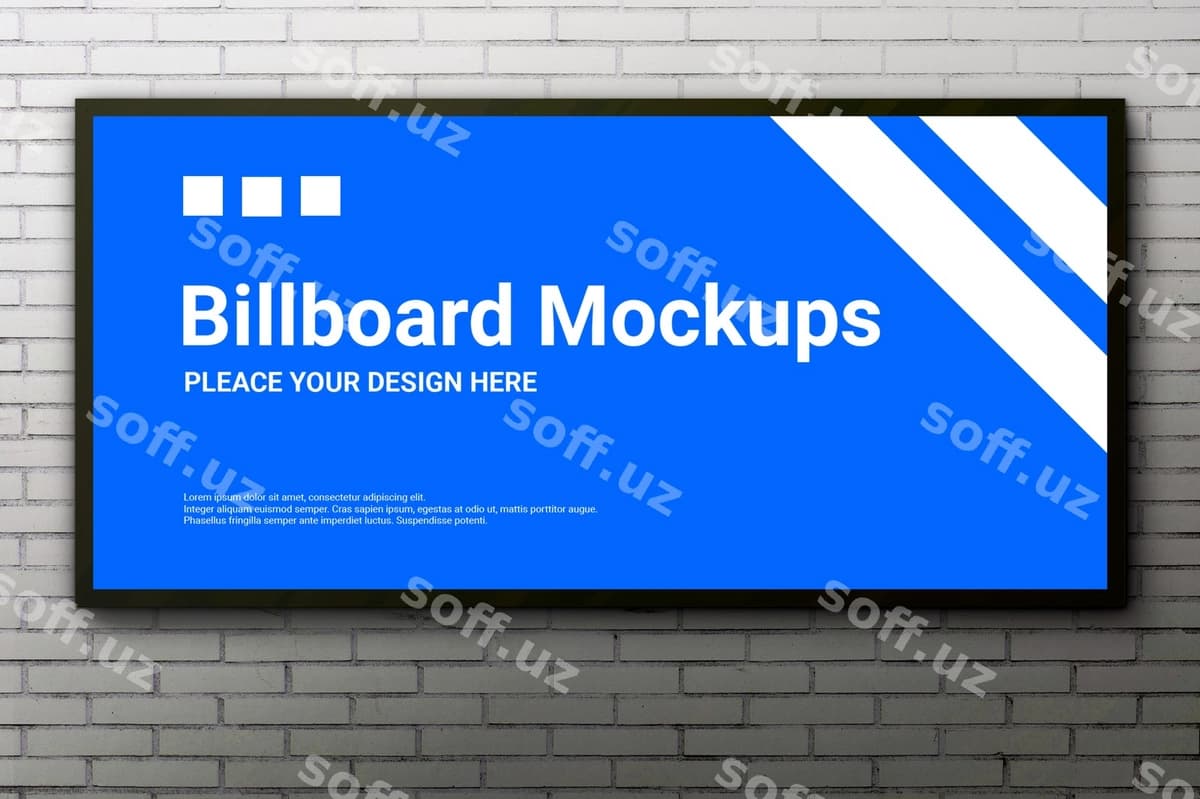Billboard namunalar | Billboard mockups